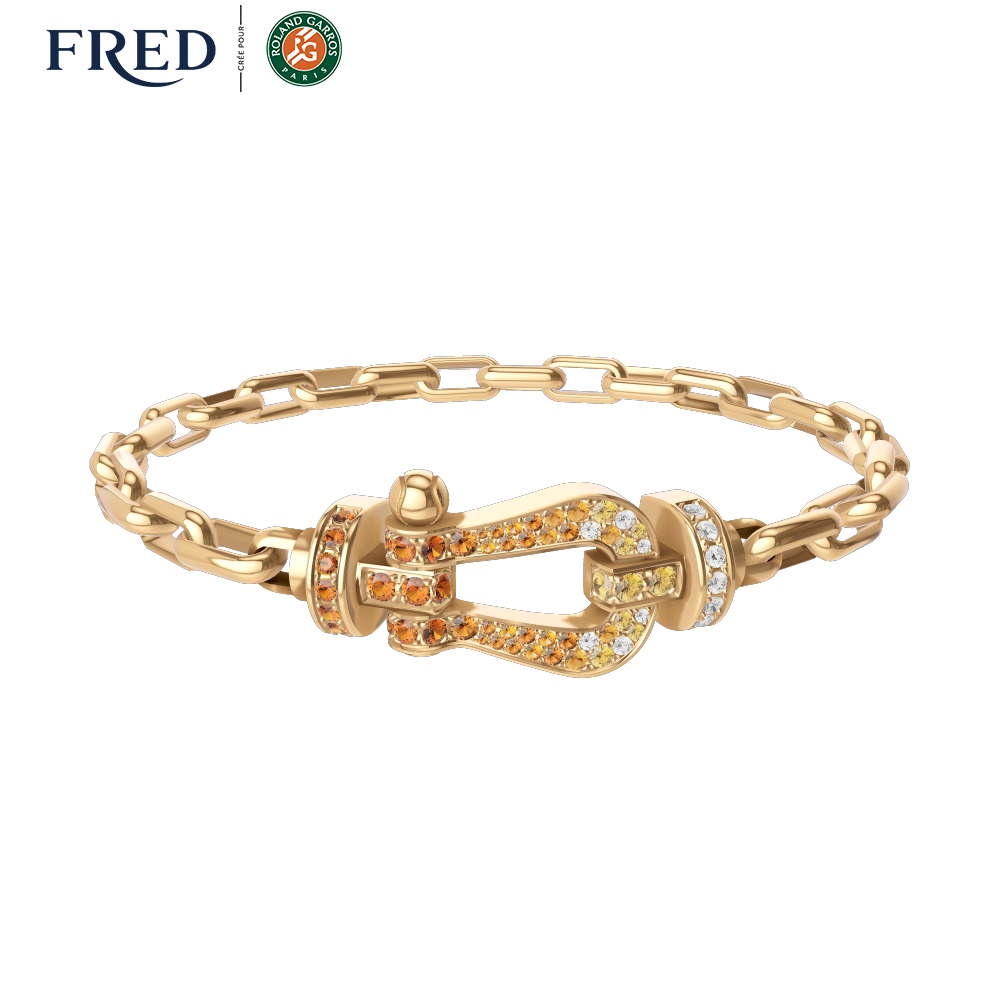 FRED 18K gold diamond bracelet on sale