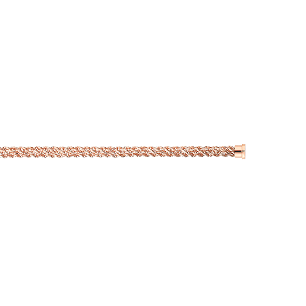 18K pink gold multichain bracelet